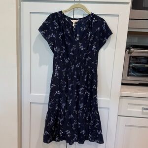 Rebecca Taylor Floral Francine blue dress